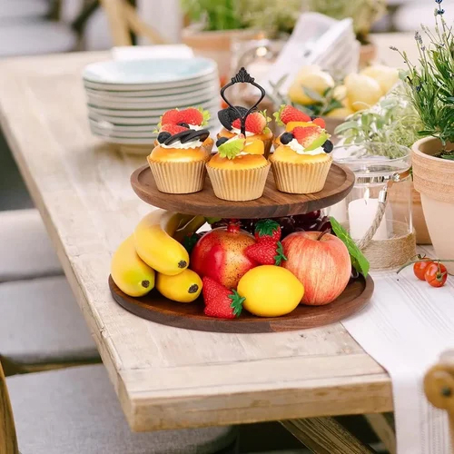 Metal Wooden Cake Stand - Automatic Grade: Manual