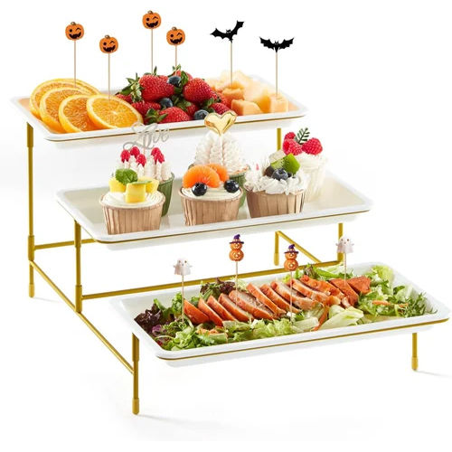 Three Tier Metal Cake Stand - Automatic Grade: Manual