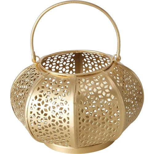 Moroccan Tabletop Lantern - Color: Brown