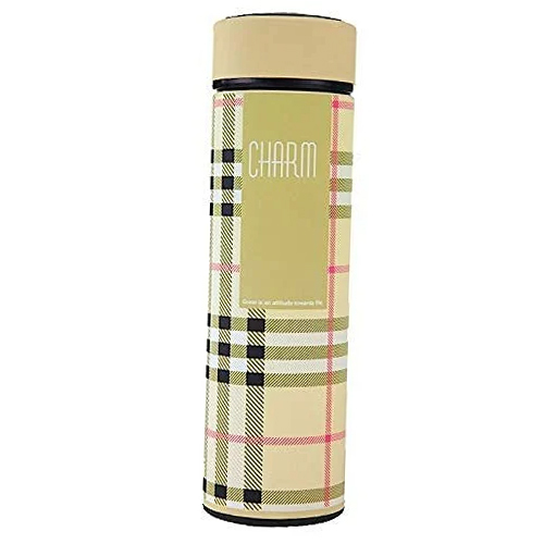 Screw Cap Stainless Steel Water Bottle - Color: Multicolor