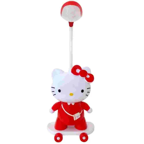 Cute Hello Kitty Usb Charging Mini Led Table Lamp - Color: Multicolor