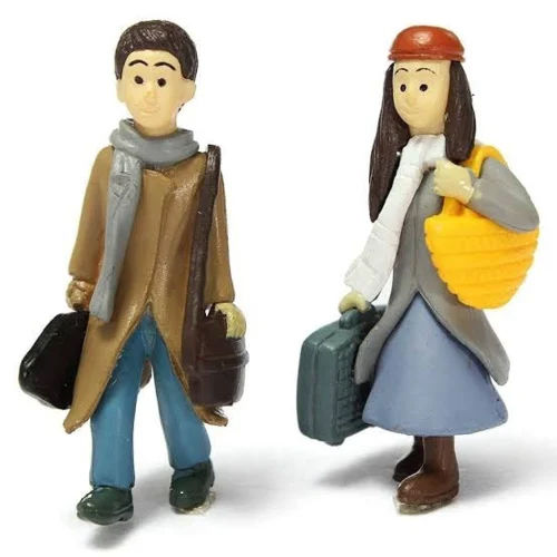 Plastic Couple Statue