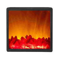 Artificial LED Fireplace with Realistic Log Wood