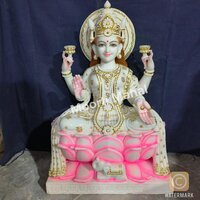 3 Feet Marble Laxmi Statue