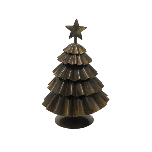 Iron Christmas Tree - Color: Black