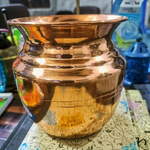 Brass Kalash Lota - Color: Golden