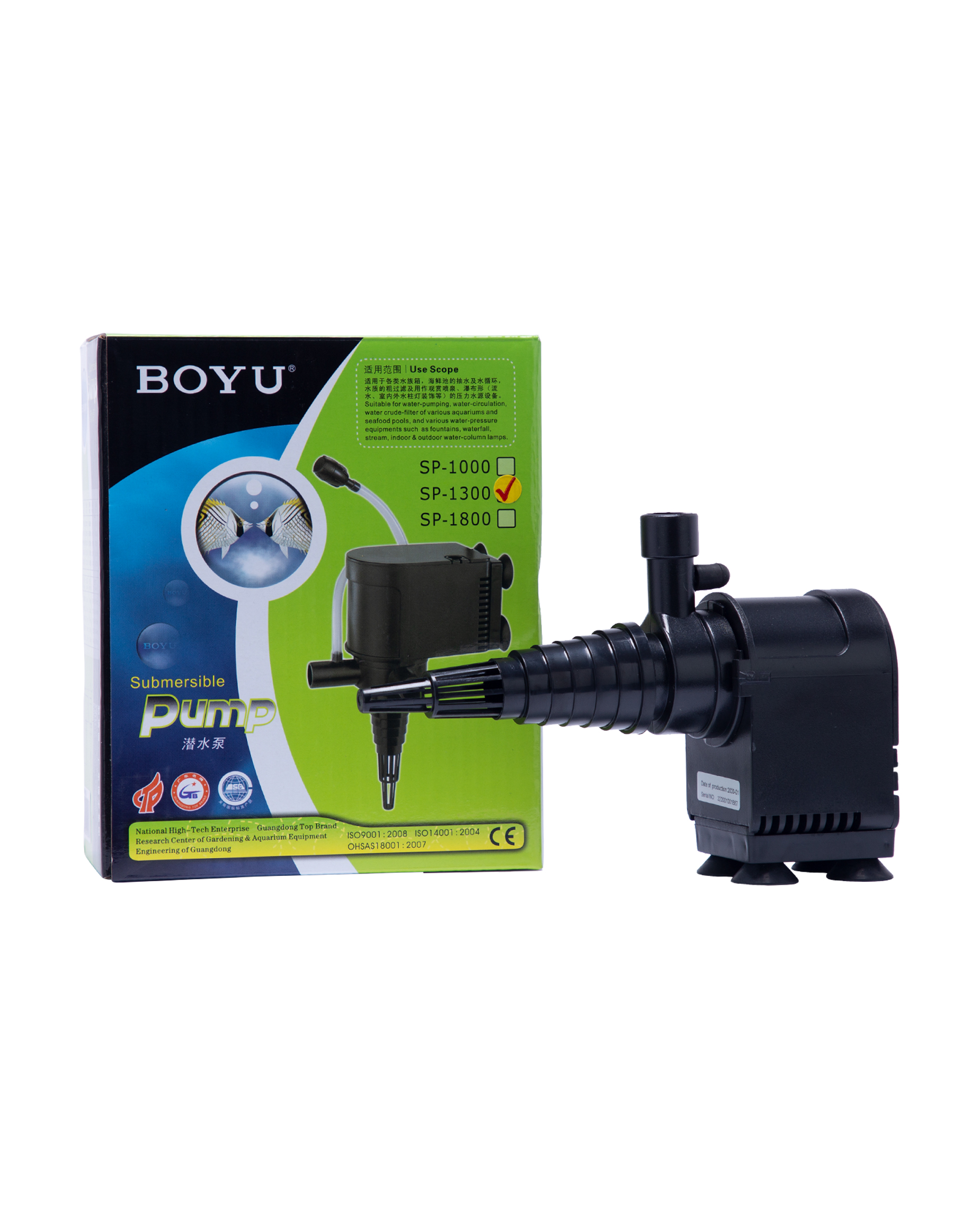 SP 1300 9W 400l/h Submersible Pump Boyu