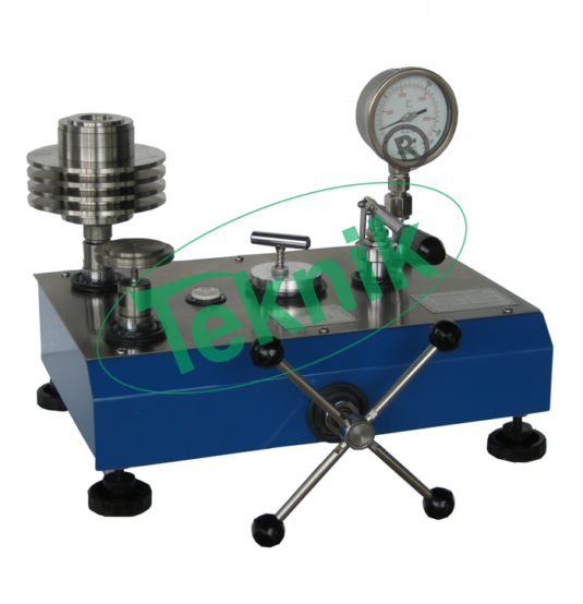 DEAD WEIGHT PRESSURE GAUGE TESTER APPARATUS