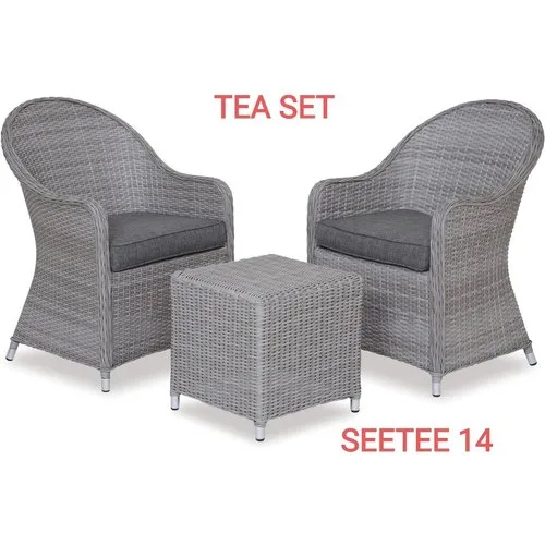 Seetee14 Wicker Table And Chair Set - Assembly: No Assembly Required