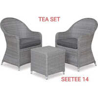 Seetee14 Wicker Table And Chair Set - Assembly: No Assembly Required