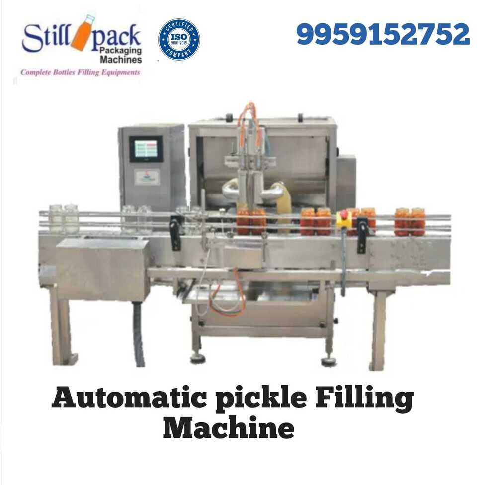 Automatic Pickle Filling Machine - Color: Silver