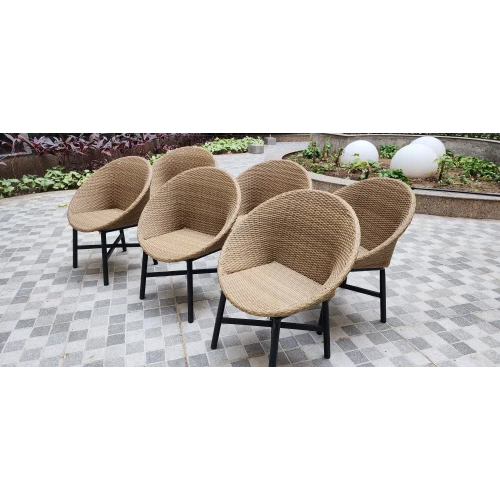 Seetee Wicker Designer Chair - Assembly: No Assembly Required