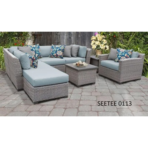 Seetee 0113 Wicker Outdoor Sofa Set - Application: For Sitting