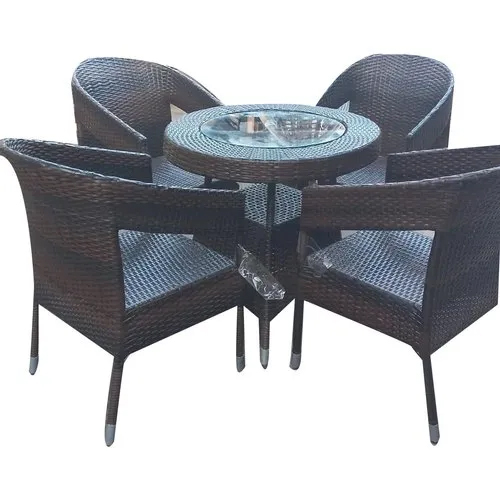 Seetee Outdoor Wicker Tea Set - Assembly: No Assembly Required