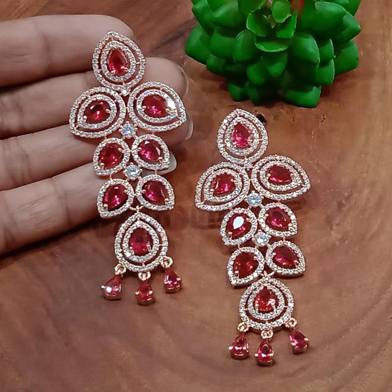 Designer Artificial Earrings - Elegant Resin Design, Lightweight And Comfortable Wear
