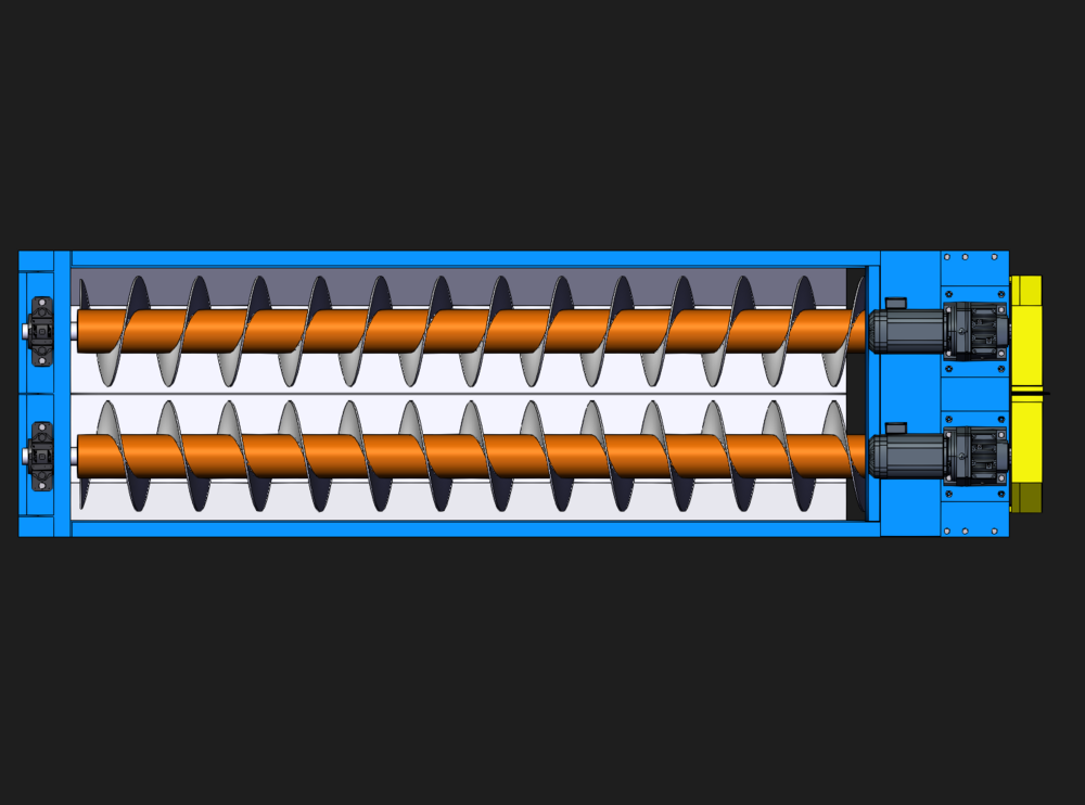 TWIN SCREW CONVEYOR