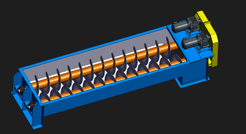 TWIN SCREW CONVEYOR