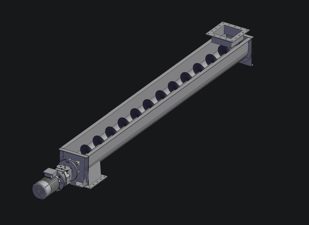 U-THROUGH SCREW CONVEYOR