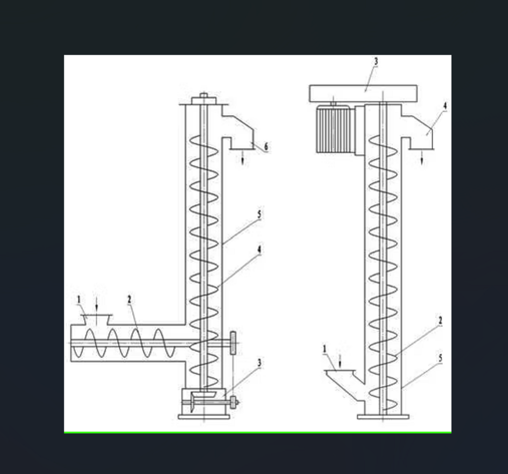 VERTICAL SCREW CONVEYOR