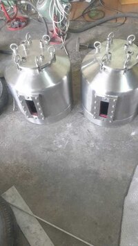 Stainless Steel Pressure Vessels - Stainless Steel, Smooth Finish, Silver Color | Durable, Corrosion-resistant Design For High-pressure Storage