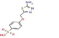 4-[(5-amino-1,3,4-thiadiazol-2-yl)methoxy] Benzenesulfonic Acid