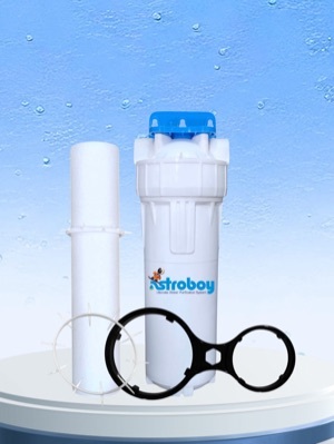 Filter Housing RO Pride 10" (Double O Ring) White