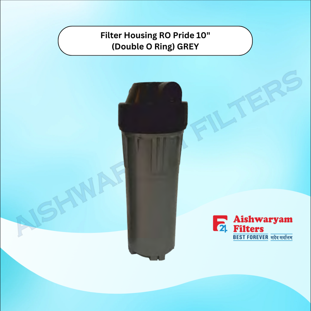 Filter Housing RO Pride 10" (Double O Ring) Grey