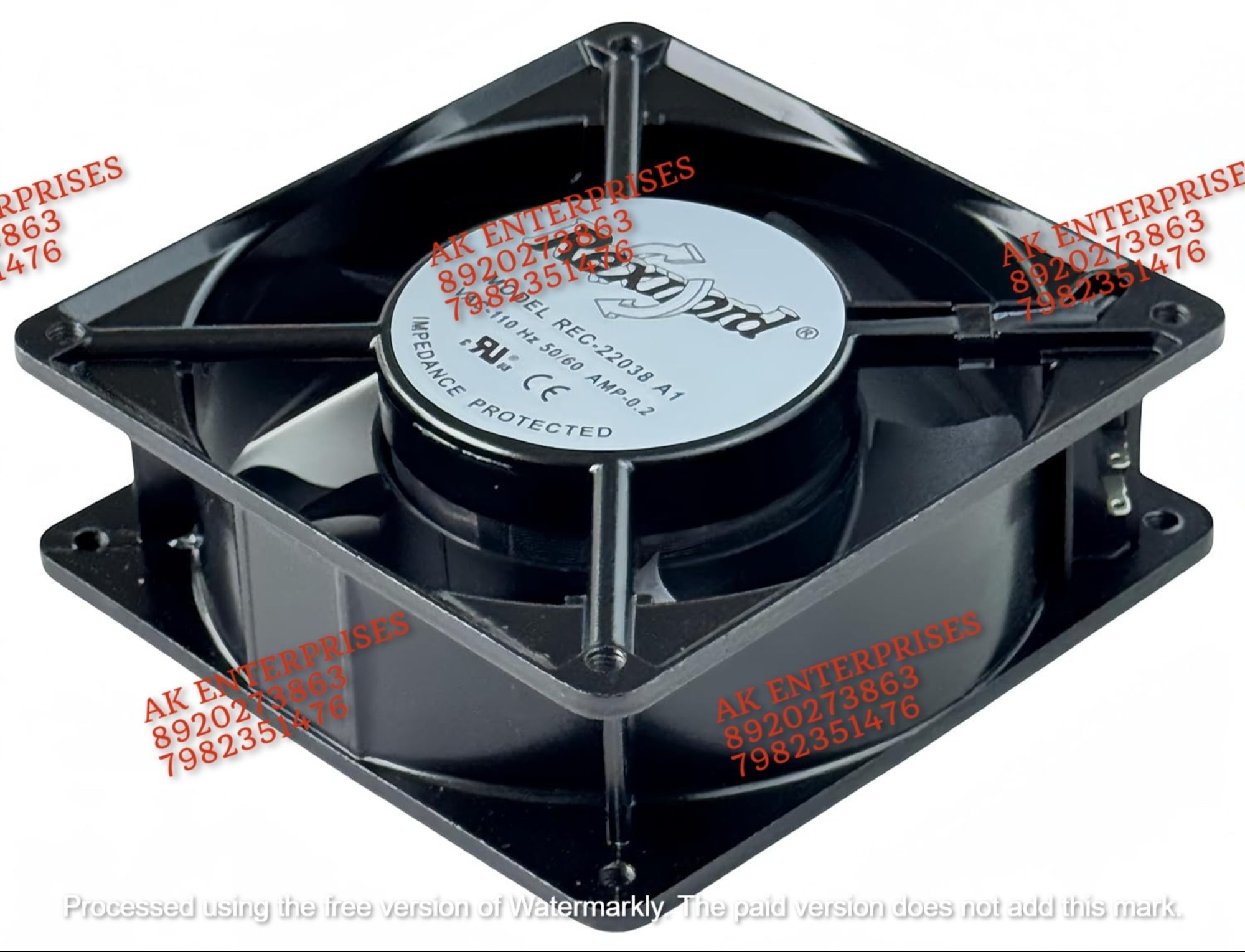 Rexnord REC-22038 A1 Axial fan 115V-50/60Hz 0.23A DC Brushless Air Cooling Fan 5500 RPM 120 * 120 * 38mm 2Wire