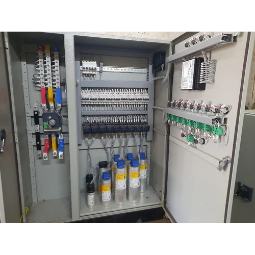 Industrial APFC Control Panel - Mild Steel, 415V Rated Voltage, 5000A Current | Painted White Finish, Energy Efficient Design, Easy Installation