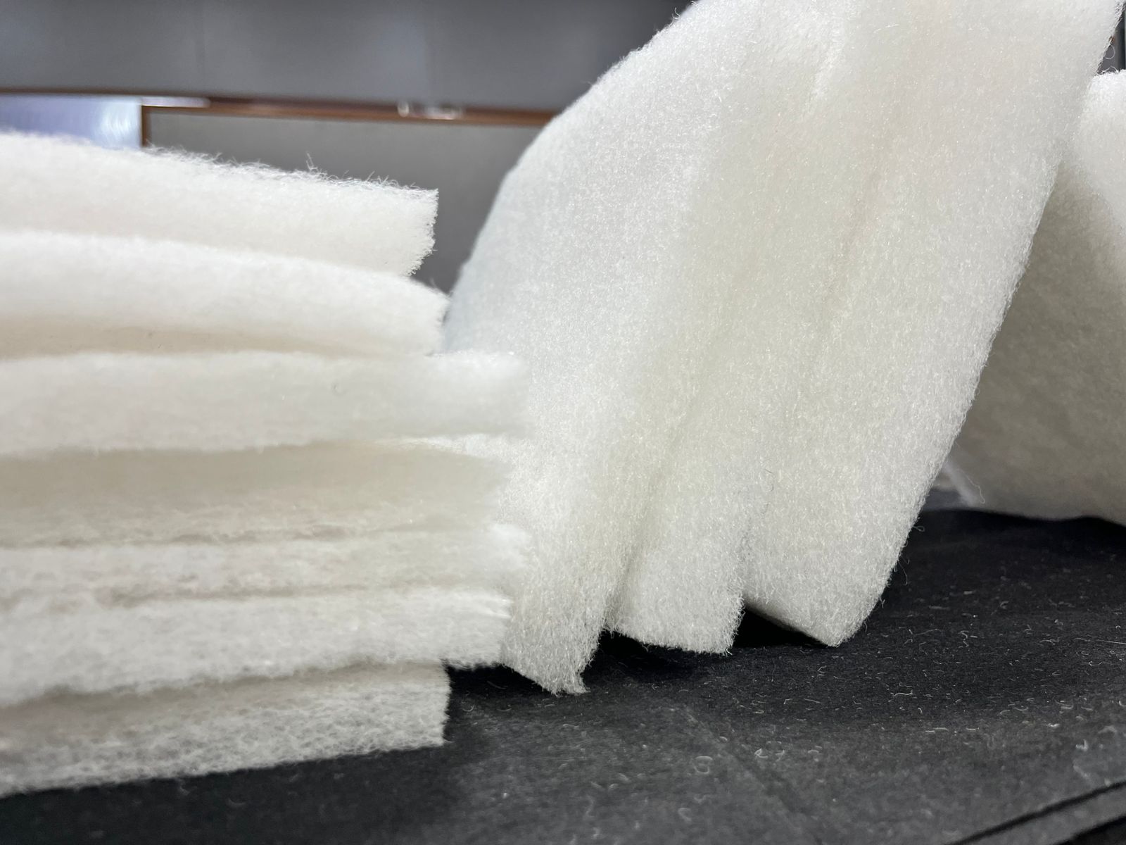 Thermal Bonded Polyester Fiber - Multiple Micrones Available | Hypoallergenic, Durable, Breathable Filter Media For Pre-filters In Hvac Systems