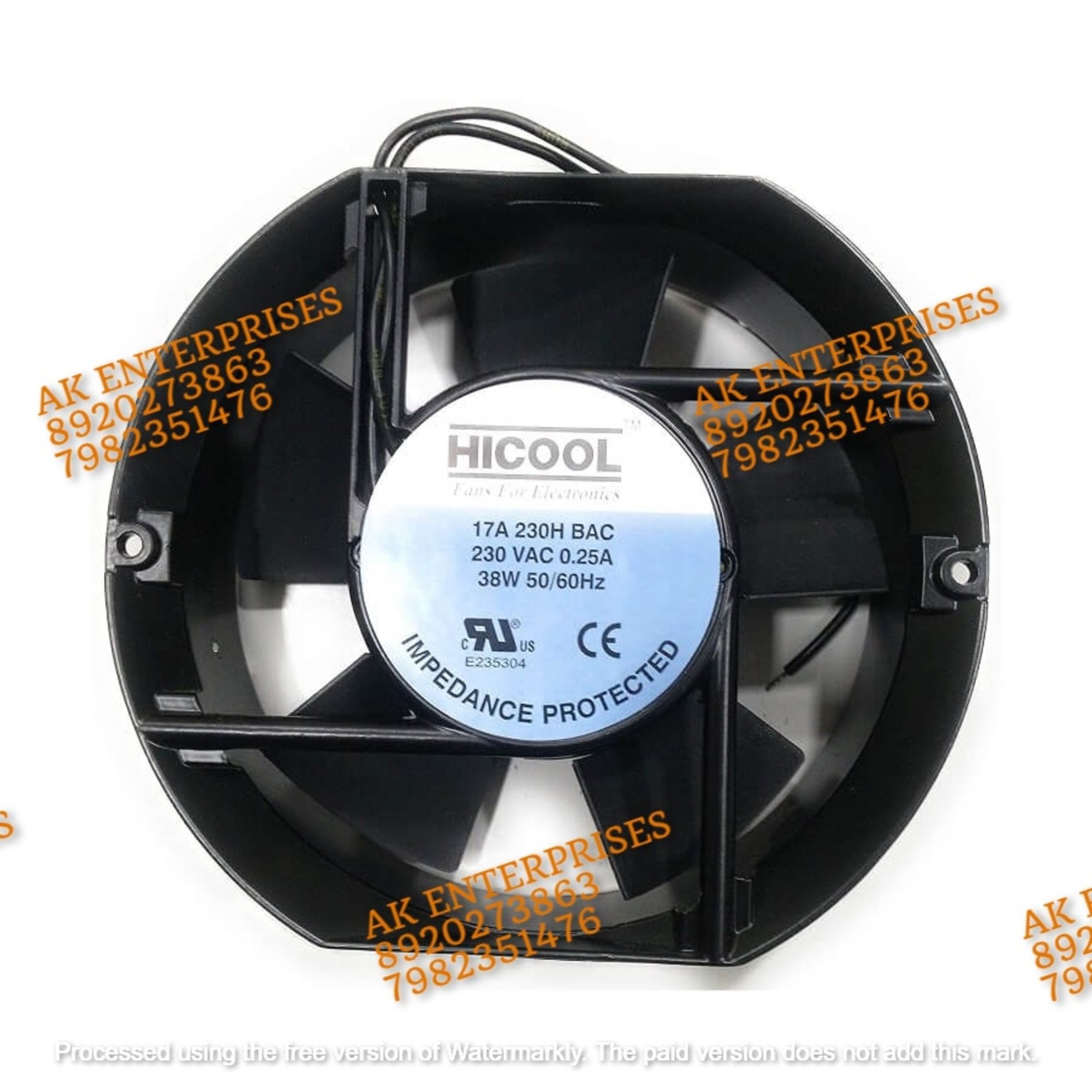 HICOOL Axial Fan 17A 230H BAC Brushless Fans