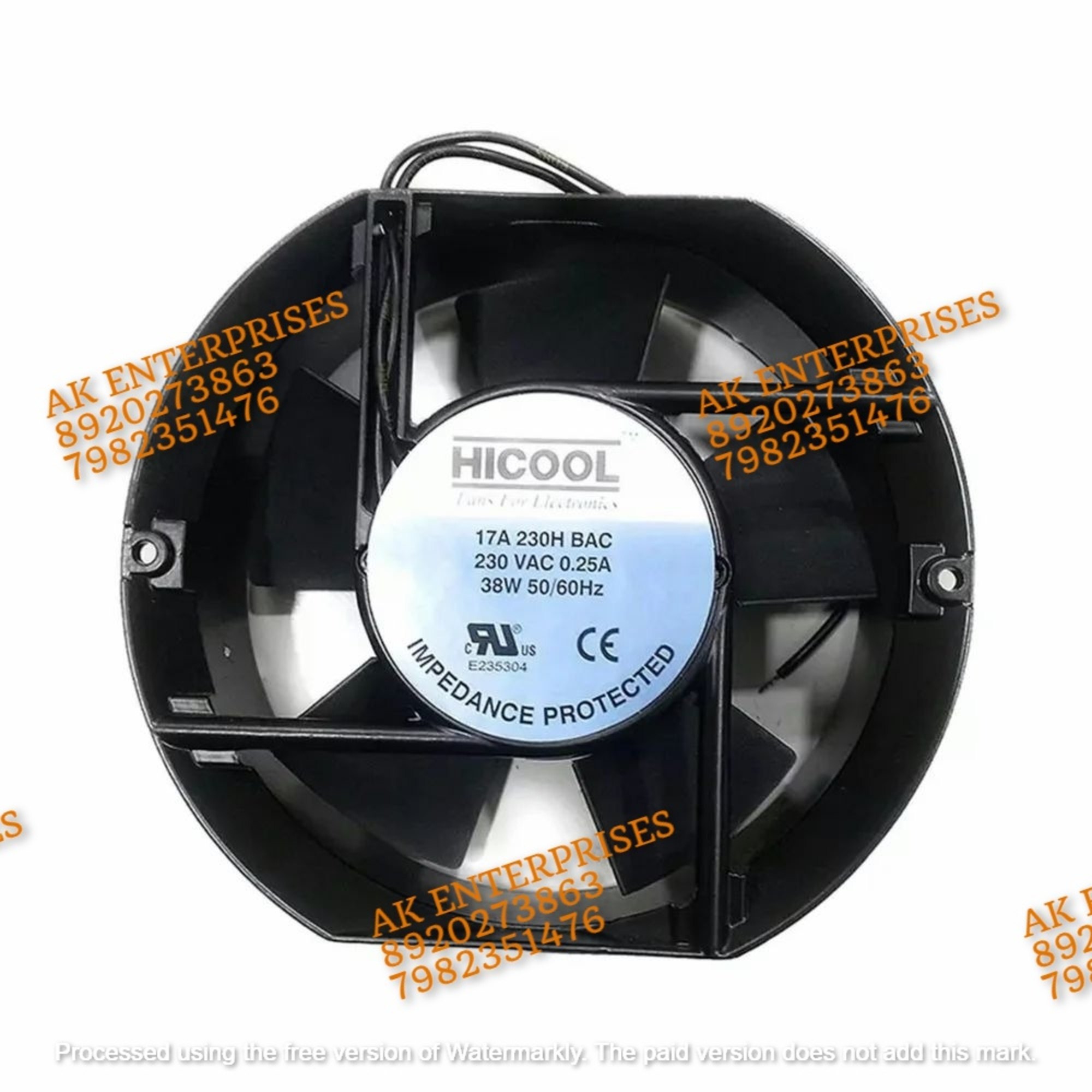 HICOOL Axial Fan 17A 230H BAC Brushless Fans