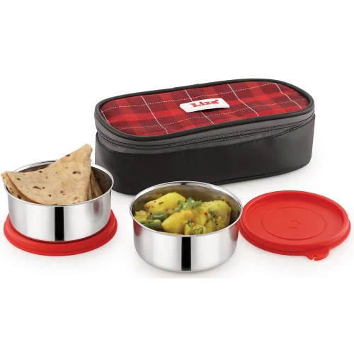 Stainless Steel Lunch Box - Material: Plastic