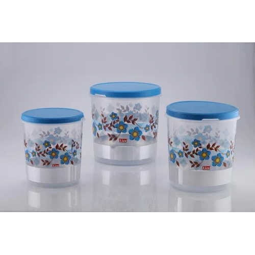 Plastic Storage Containers Set - Capacity: 500 Milliliter (Ml)