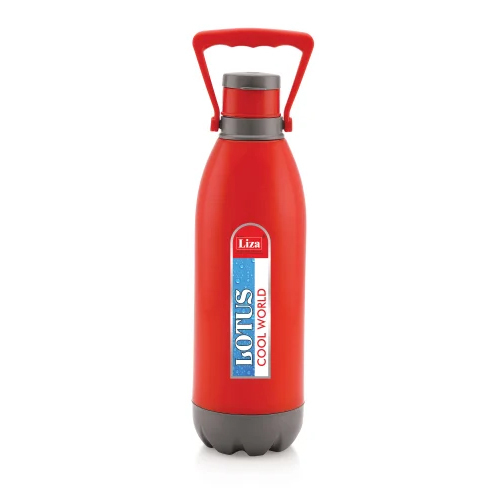 Plastic Water Bottle - Color: Red