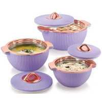 3 Pcs Insulated Casserole Set - Color: Any Color