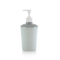 Bathroom Plastic Soap Dispenser Darwin - Pp Plastic, Various Sizes Available, Glossy Finish, Round Shape, Easy To Refill & Clean