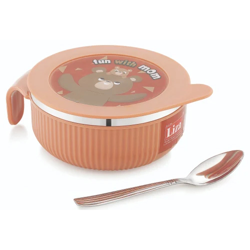 Baby Feeding Bowl With Spoon - Color: Any Color