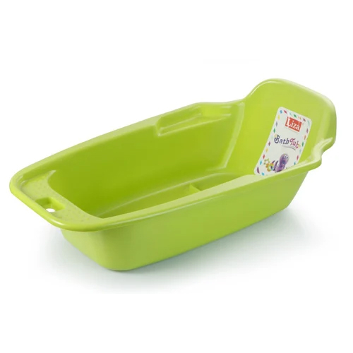 Plastic Baby Bath Tub - Color: Green