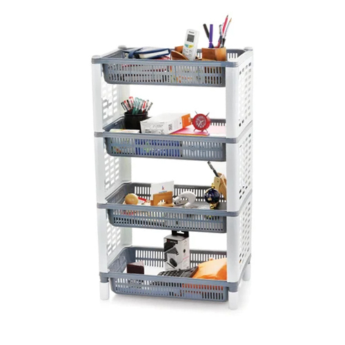 Garnet 4 Tier Plastic Rack - Design: Standard