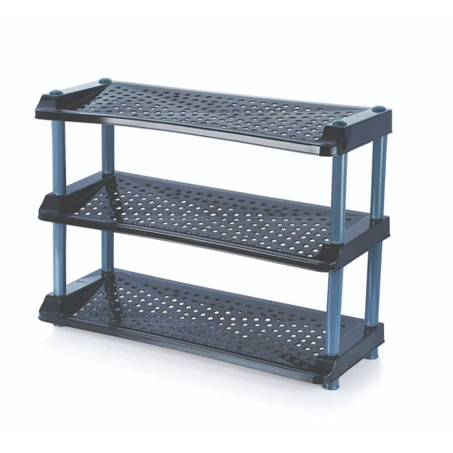 3 Tier Pallet Shoe Rack - Color: Grey