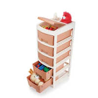 Vector 4 Tier Plastic Drawer Cabinet