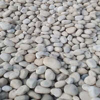 White River Pebbles Stone - Natural Pebble Stone, Various Sizes, Gray Color, Smooth Surface Treatment | Versatile For Landscaping, Aquariums, And Interior Design