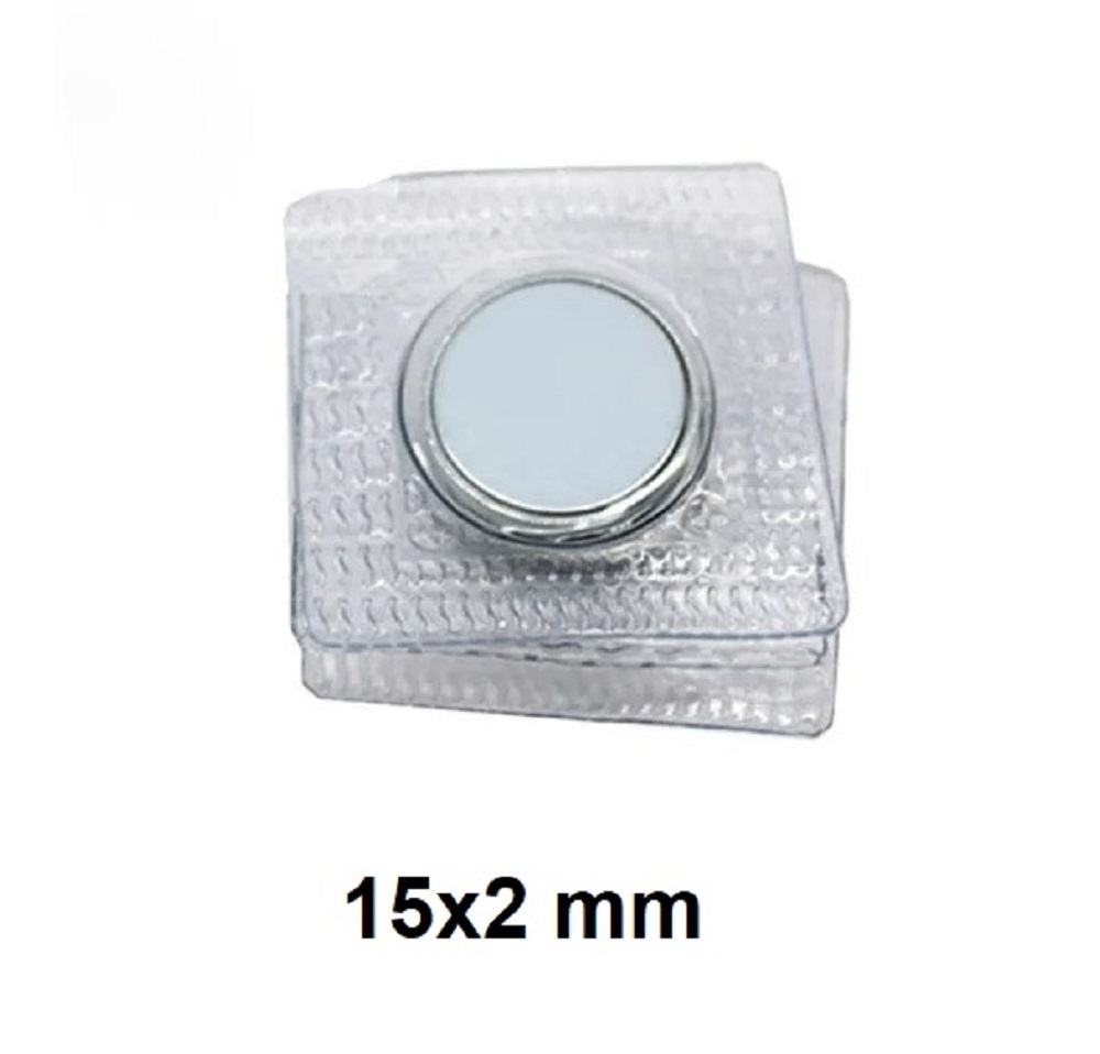 15 x 2mm PVC Ndfeb Magnet