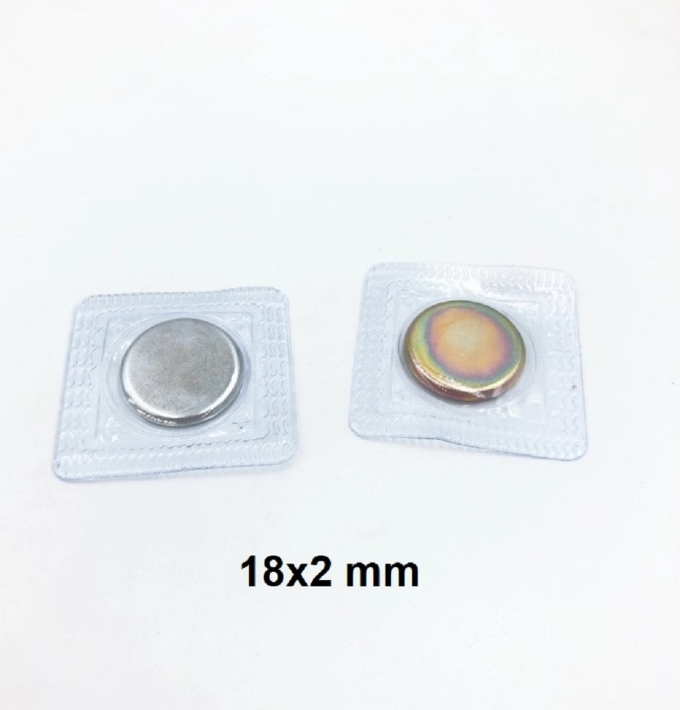 18 x 2mm PVC Ndfeb Magnet