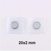 20 x 2mm PVC Ndfeb Magnet