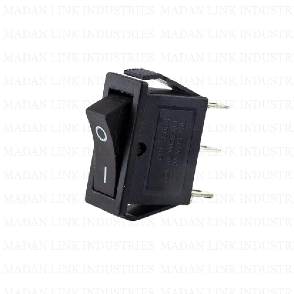 KCD3 BLACK 3 PIN ON-OFF