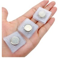 Ndfeb Magnet - 25x3mm Round, Silver Permanent Magnet With Pvc Coating For Enhanced Durability