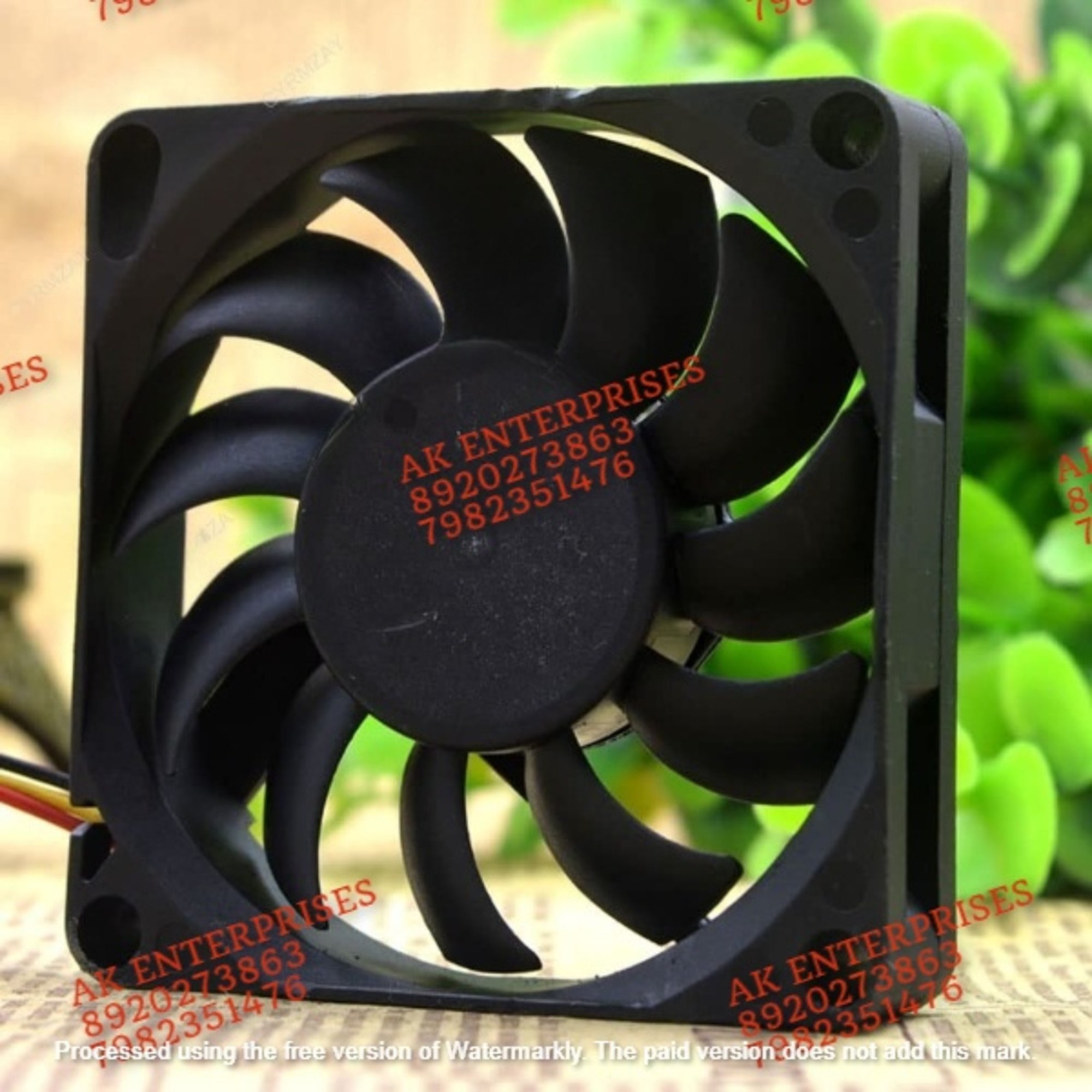 Y.s Tech Fd1270153b-1f Axial Fan 24v-1.56a Dc Brushless Air Cooling Fan 4000 Rpm 70 * 70 * 15mm 3wire - Color: Black