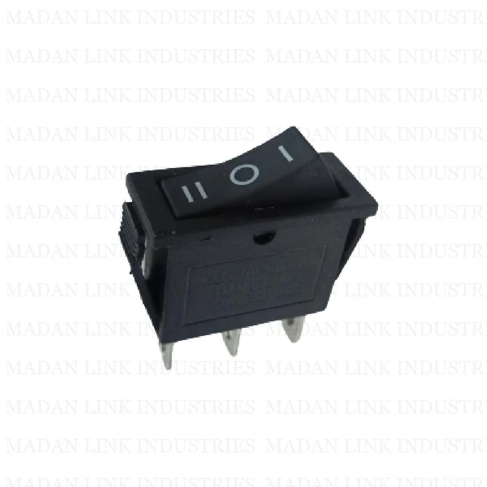 KCD 3 BLACK 3 PIN ON-OFF-ON